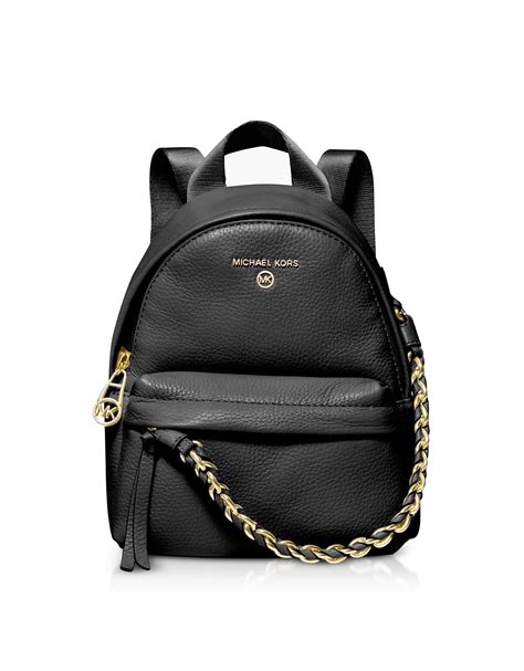 michael kors rucksack leder|michael kors slater backpack small.